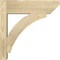 Ekena Millwork Thorton Slat Rough Sawn Outlooker, Douglas Fir, 6"W x 18"D x 18"H OUT06X18X18THR06RDF - alternate 3
